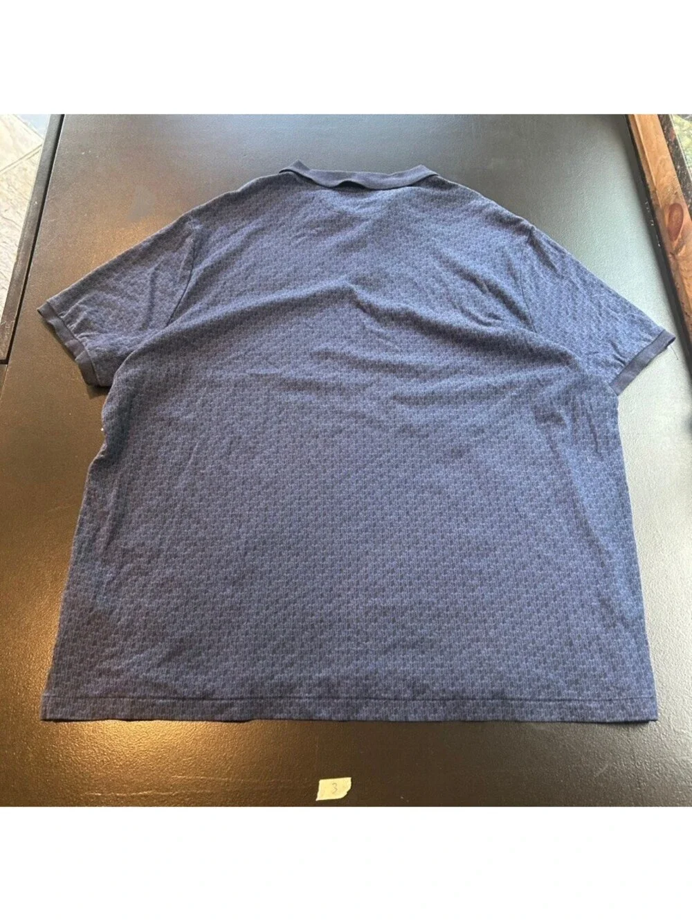 Vintage AOP Polo Ralph Lauren blue patterned polo shirt